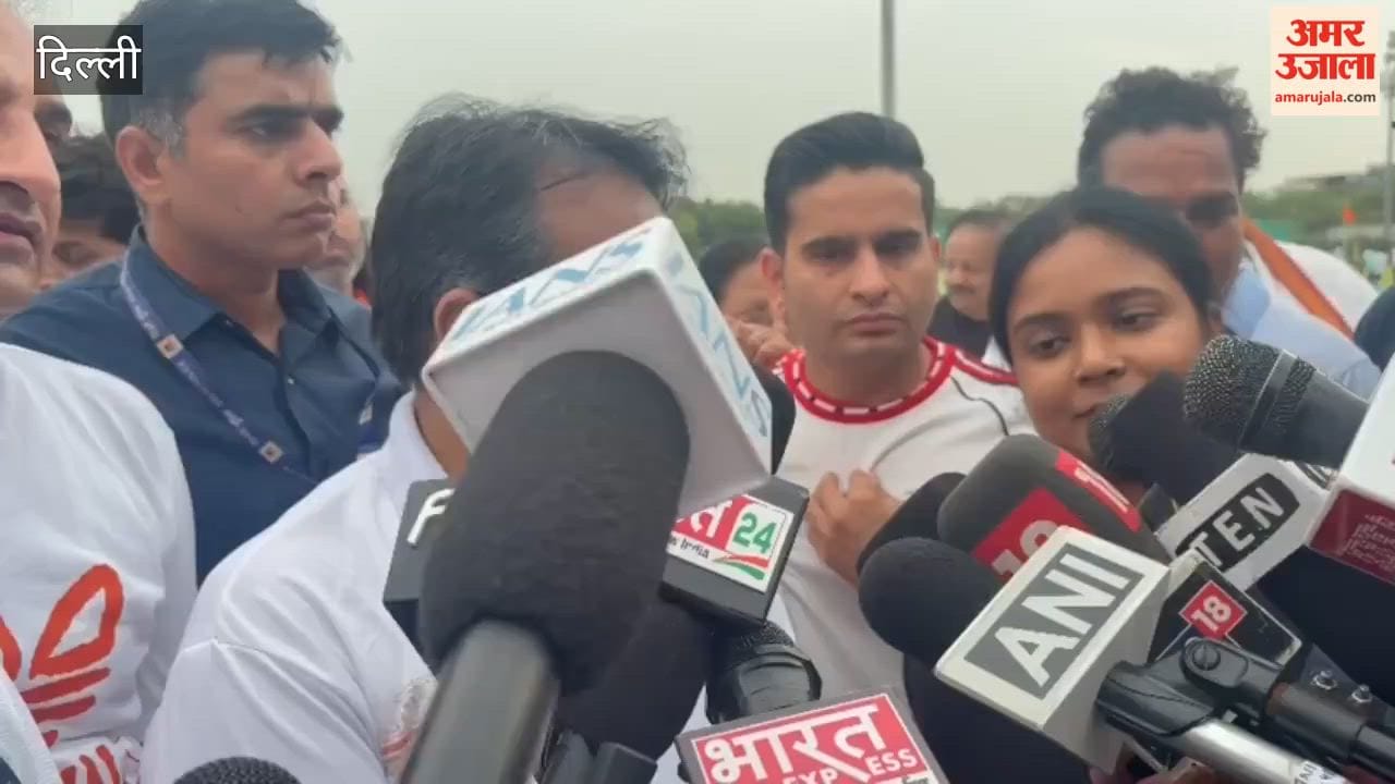 Grand event at Yamuna Sports Complex on International Yoga Day
