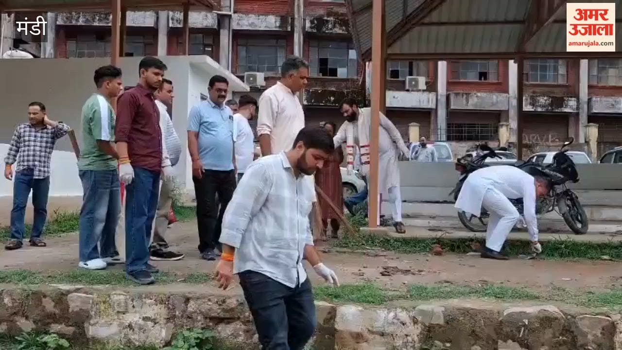 dharampur bjp cleanliness drive 12 years modi government