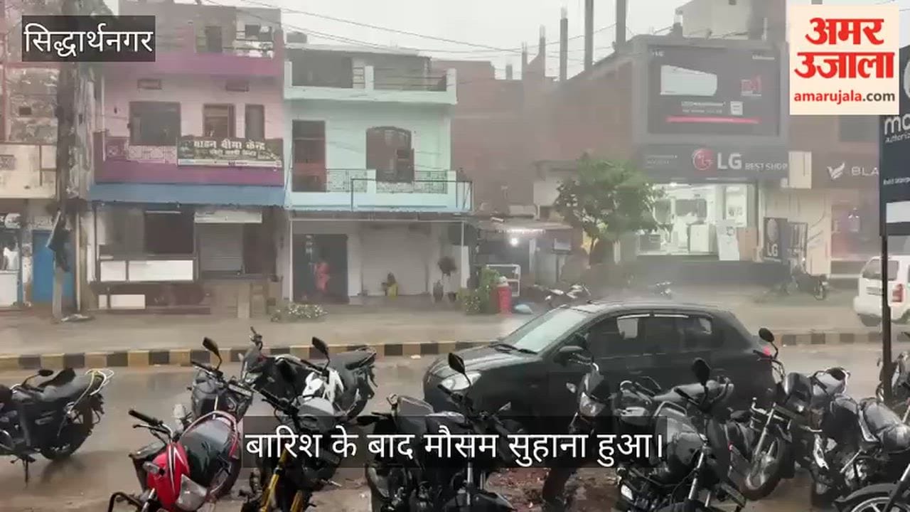 Impact of storms and rain in the district; relief from the heat.