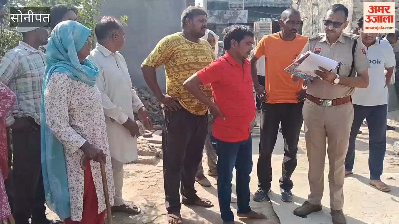 Sensation in Sonipat's Thana Kalan following the murder of an elderly man; blood-stained clothes found at the house, suspect son missing.