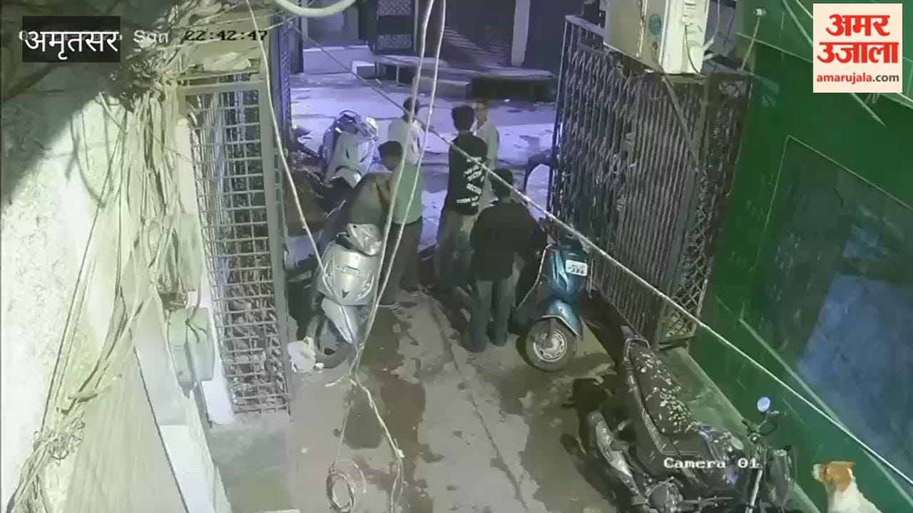 Midnight robbery at Amritsar's Guru Bazaar; CCTV footage surfaces
