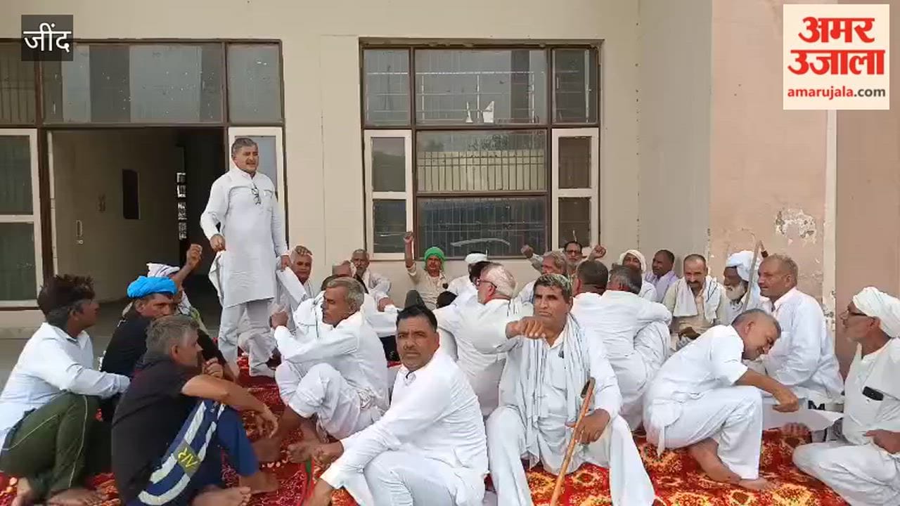 BKU protest at the Tehsil office in Julana over demands
