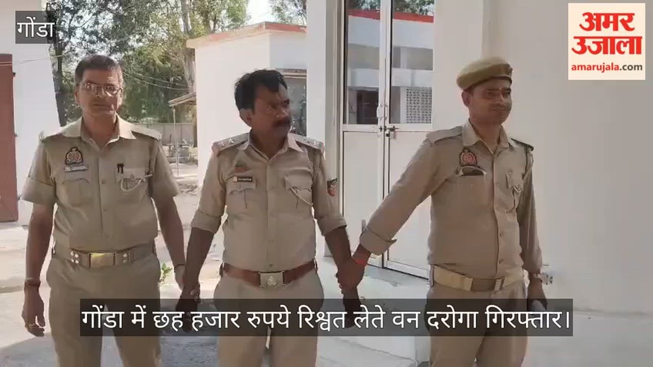 Video: गोंडा में छह हजार रुपये रिश्वत लेते वन दरोगा गिरफ्तार