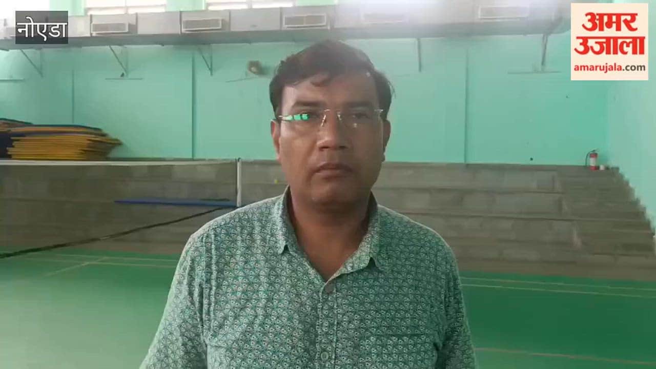 Synthetic badminton court built at Greater Noida Stadium
