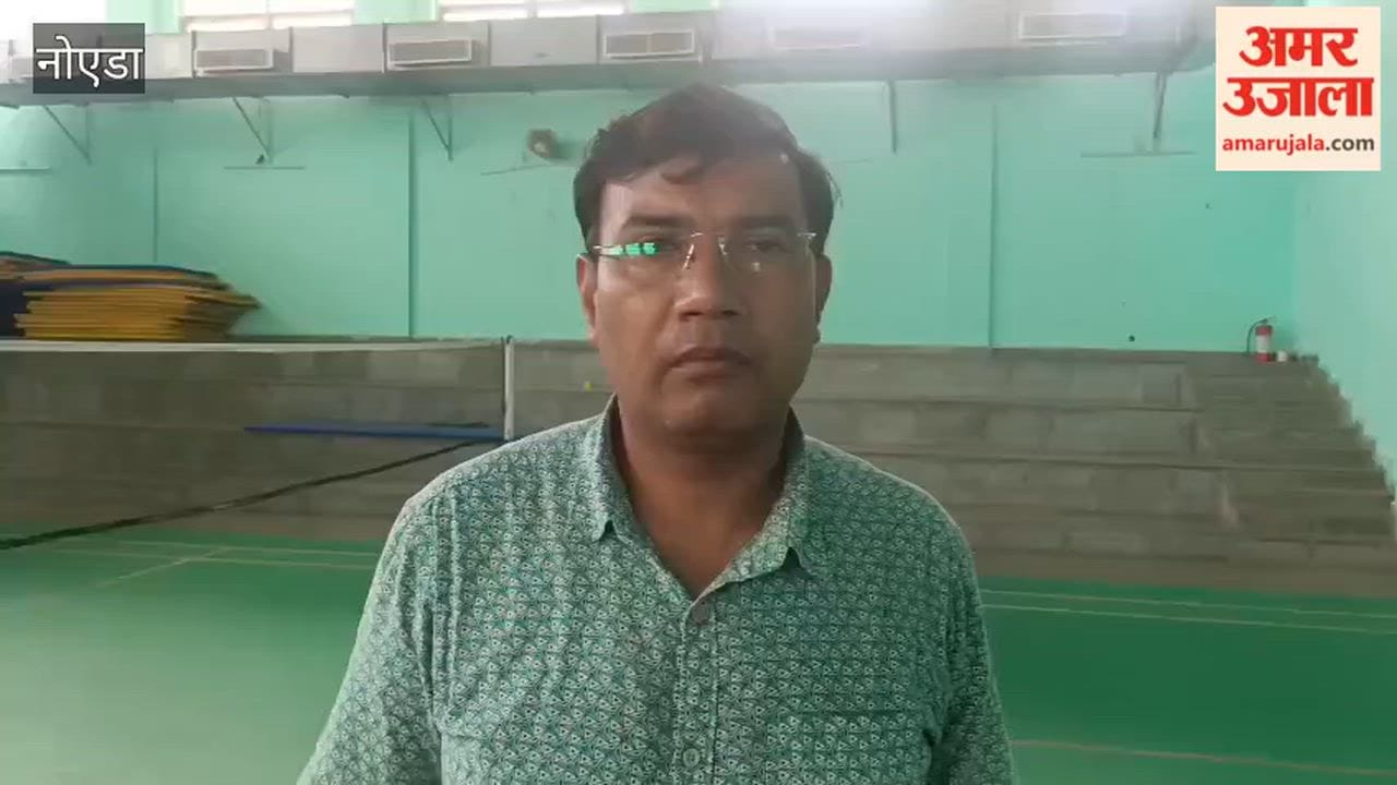 Synthetic badminton court built at Greater Noida Stadium