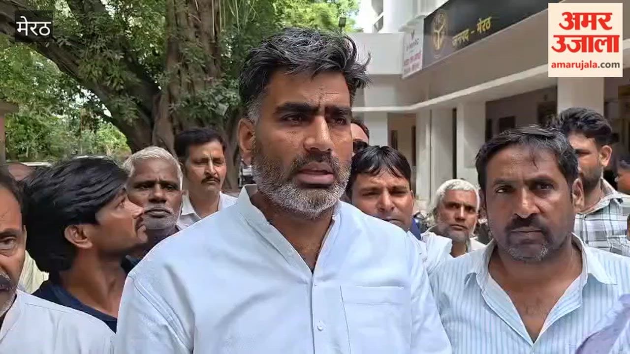 Meerut: Atul Pradhan Reaches Tehsil Over Pond Land Encroachment