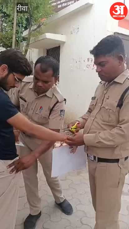 During the NEET exam, some had their chains removed and buttons taken off, while others had their