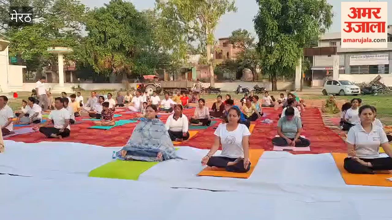 Meerut: Yoga is an invaluable heritage of Indian culture; a pledge has been taken to adopt it in life.