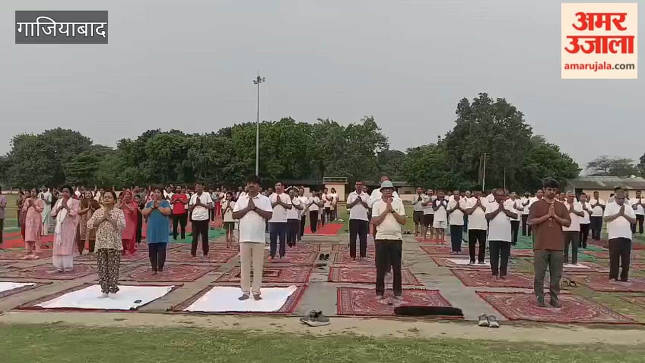 Yoga session held at the Ordnance Factory on World Yoga Day