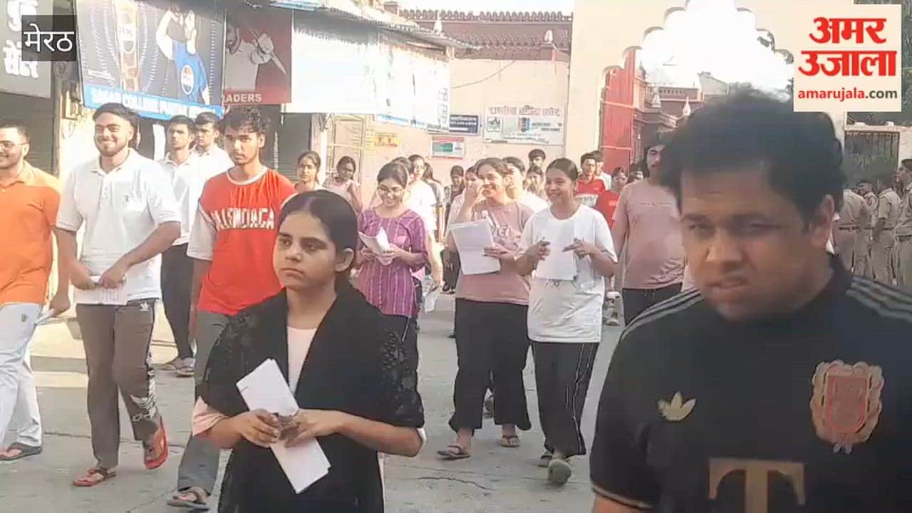 Meerut: NEET re-examination held at 15 centres; entry granted after thorough frisking.