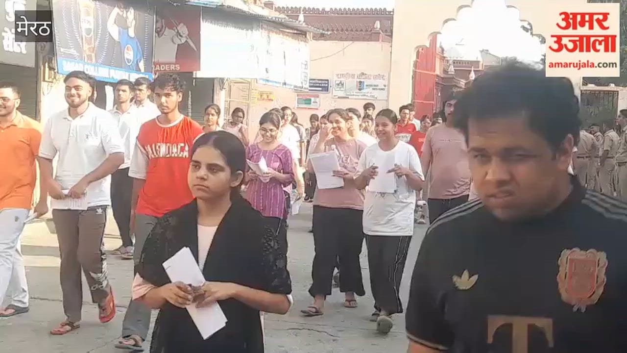Meerut: NEET re-examination held at 15 centres; entry granted after thorough frisking.