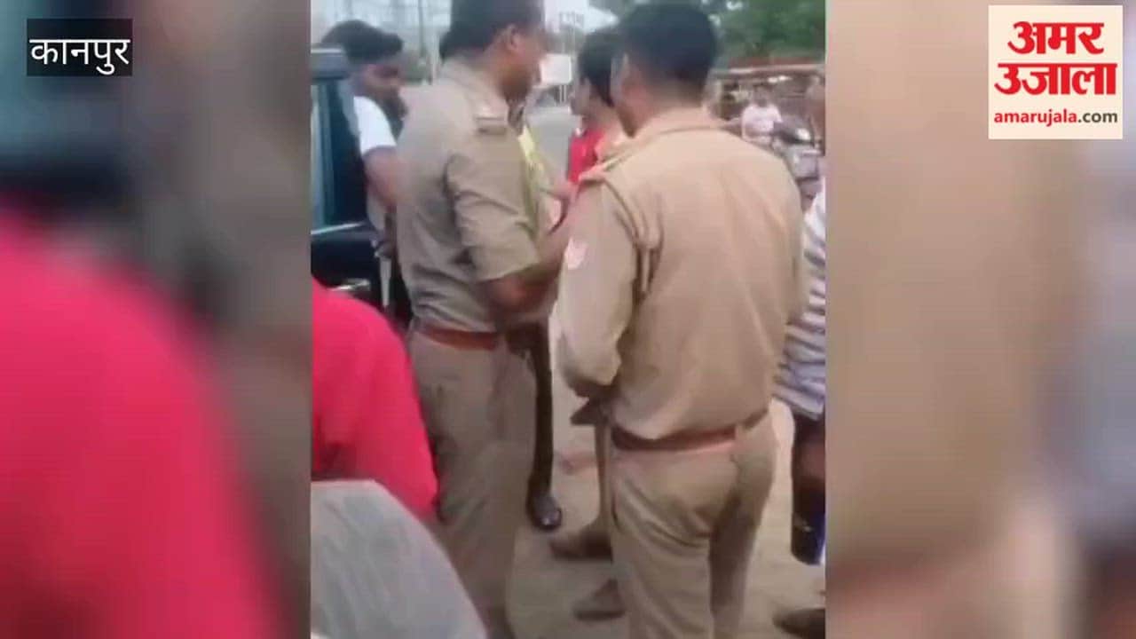 Kanpur: Youths in car accused of misbehaving with police outpost in-charge