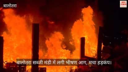 Rajasthan Massive Fire Breaks Out in Vegetable Market Garbage Dump, Fire Tenders Avert Major Disaster