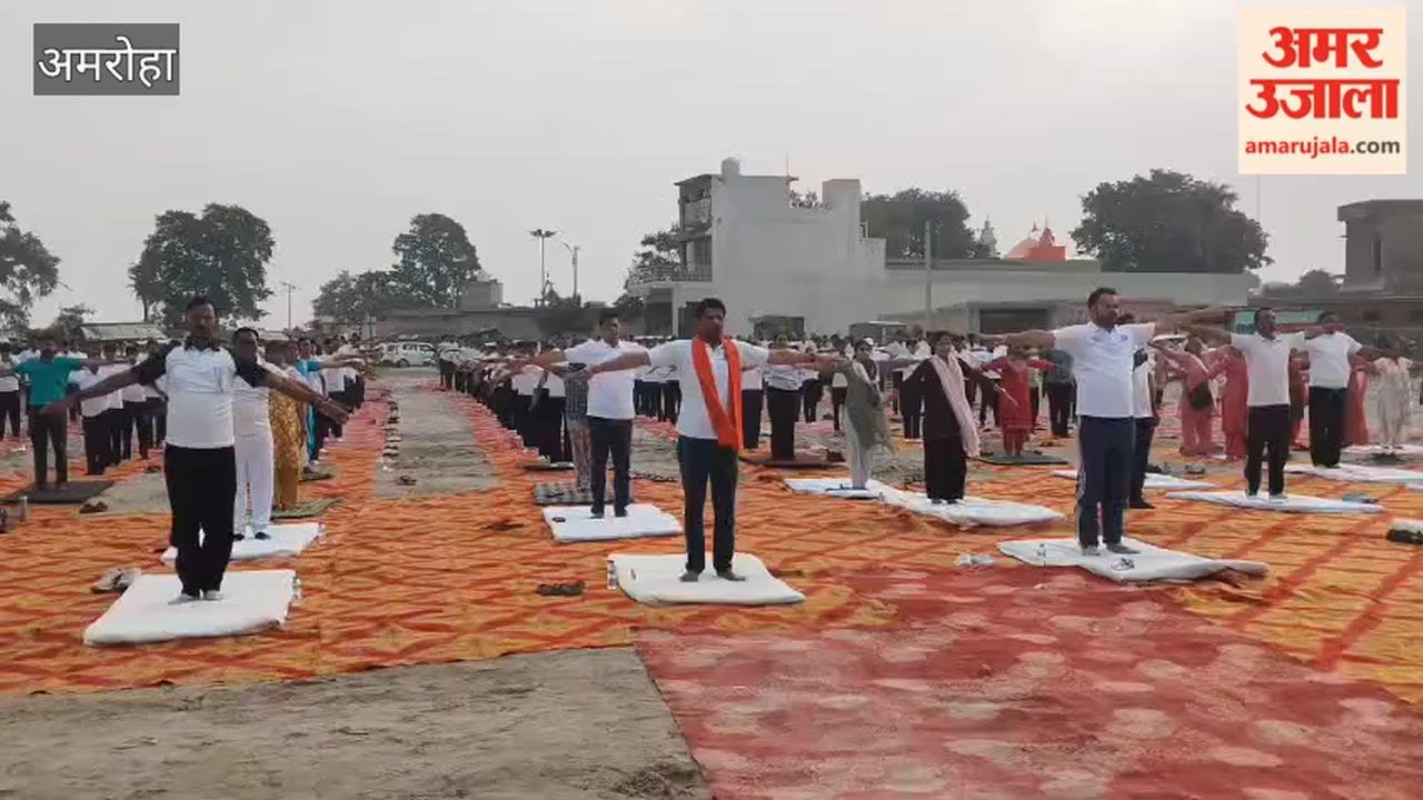 Yoga on the banks of the Ganges