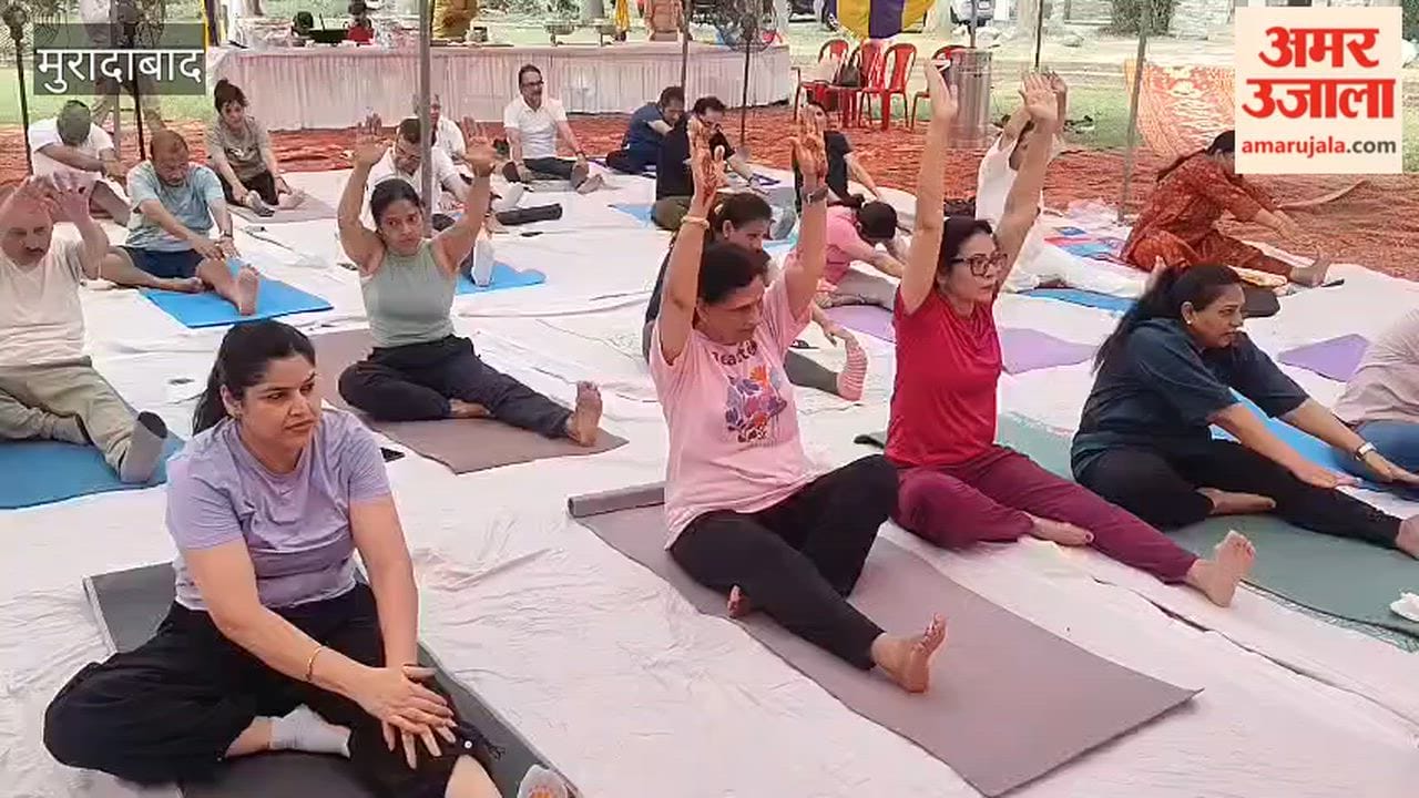 Yoga Day was celebrated with great enthusiasm in schools, colleges, and institutions.