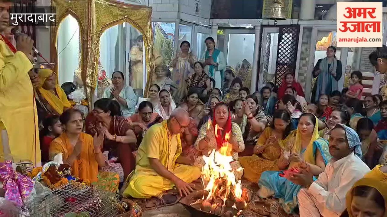 Community feast organized after the Havan and Puja