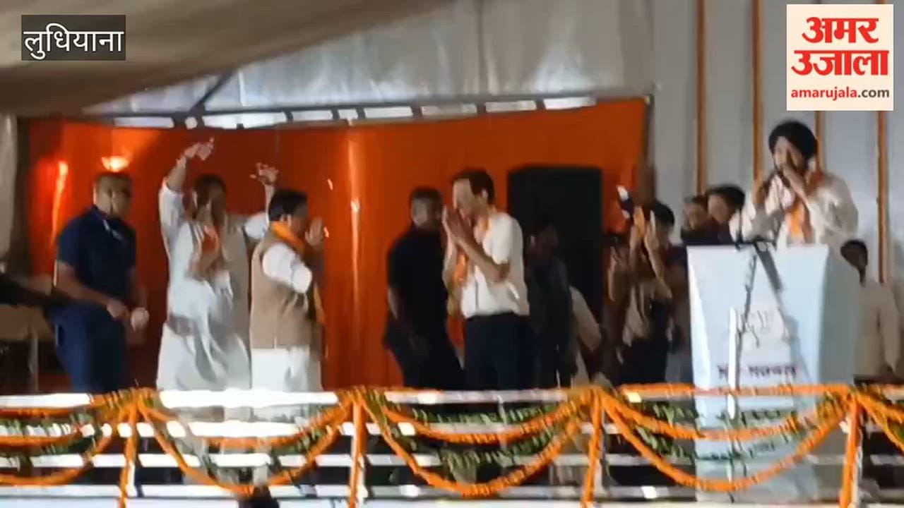 BJP President Nitin Nabin addressed party workers in Ludhiana.
