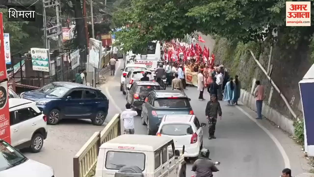 Shimla Mid-day meal workers protest under the CITU banner, demanding early fulfillment of their demands