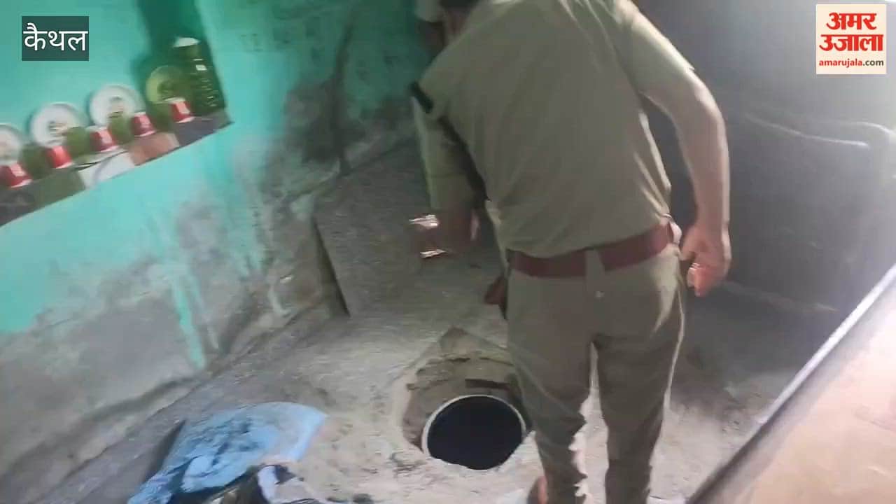 Police in Kaithal seized 400 liters of lahan drug smugglers had concealed the tank beneath the floor.