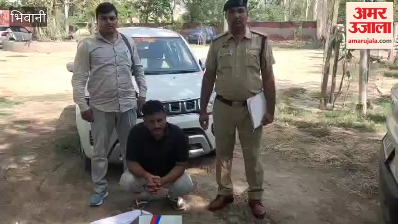 Bhiwani CIA-2 team arrests a man with illegal weapons and cartridges.