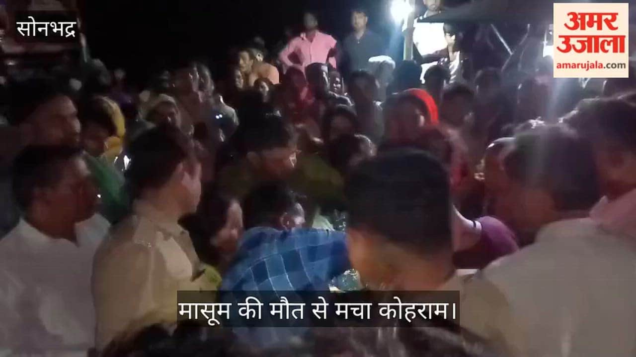 Child killed after hit by truck villagers pelted stones and smashed windshield in sonbhadra