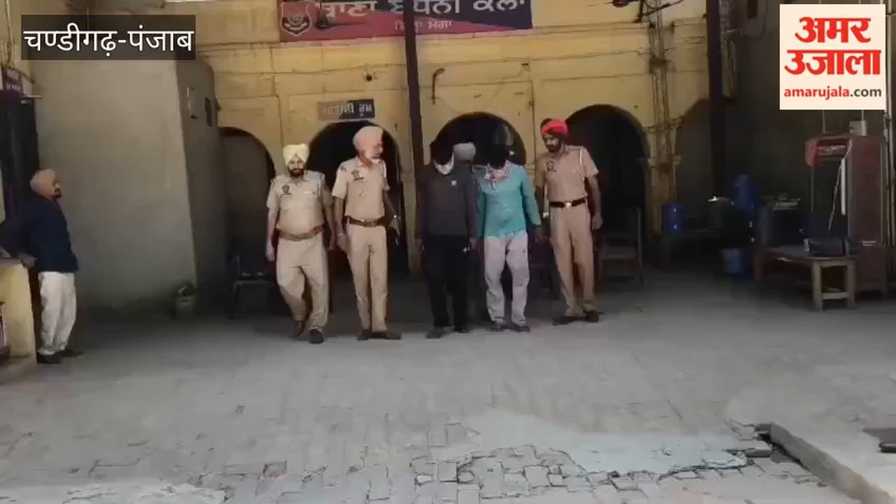 Badhni Kalan police in Moga arrested two accused with 1,100 intoxicating pills.