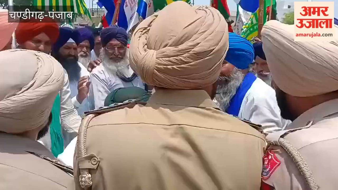 In Moga, farmer unions burned effigies of Modi and Trump outside the BJP office.
