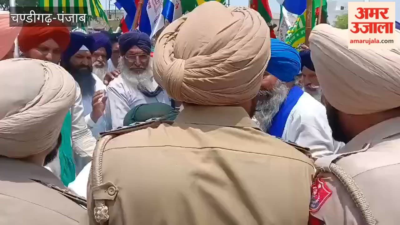 In Moga, farmer unions burned effigies of Modi and Trump outside the BJP office.