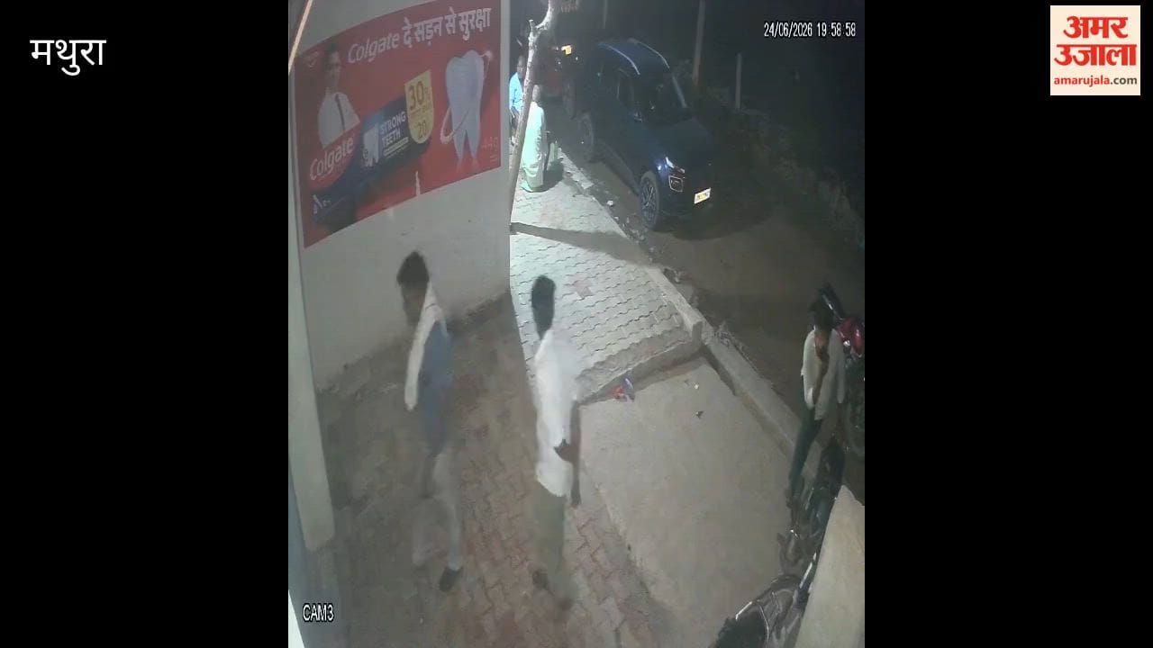 Speeding car crashes into electricity poles