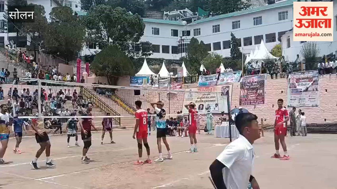 shoolini fair solan volleyball tournament day 2