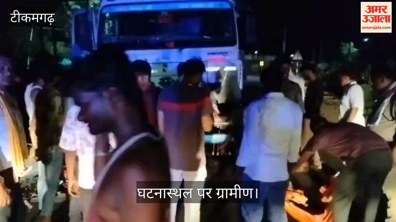 Truck hits motorcycle returning from wedding ceremony; one dead, one injured.