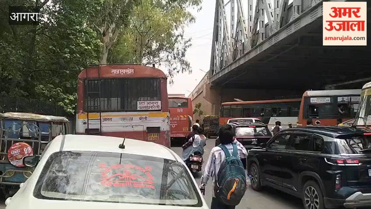 Traffic Woes Continue Under Transport Nagar Flyover Despite Foundry Nagar Bus Terminal