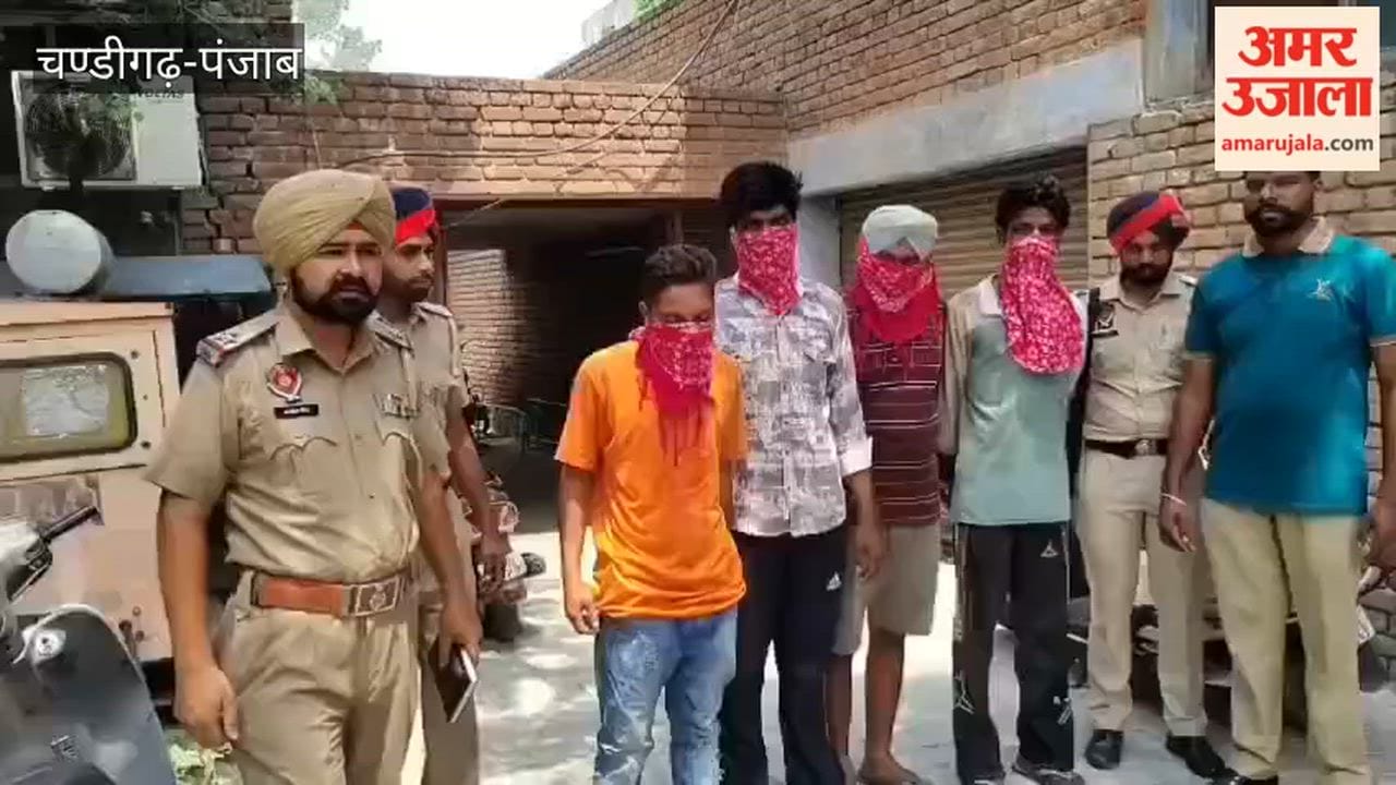 Four accused arrested for planning a robbery in Moga.