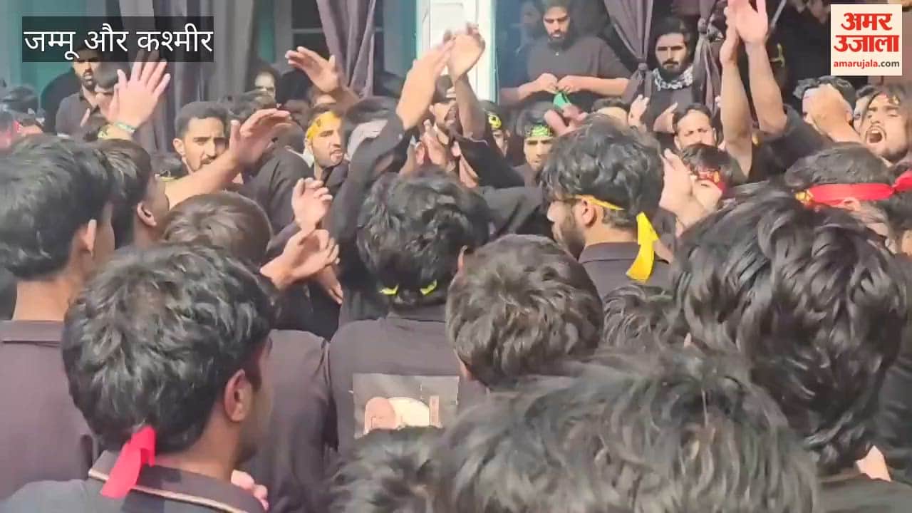 10th Muharram Procession Concludes Peacefully in  Delina Baramulla