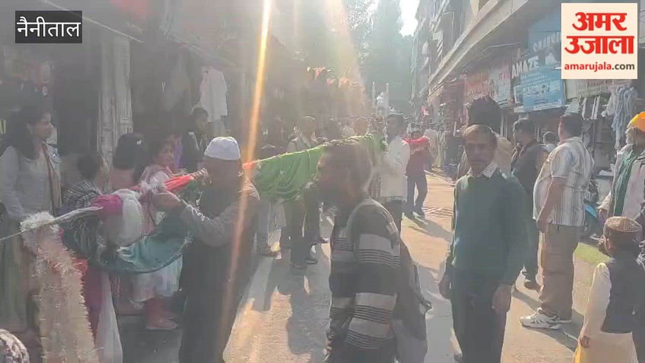 A procession of tazias was taken out in Nainital