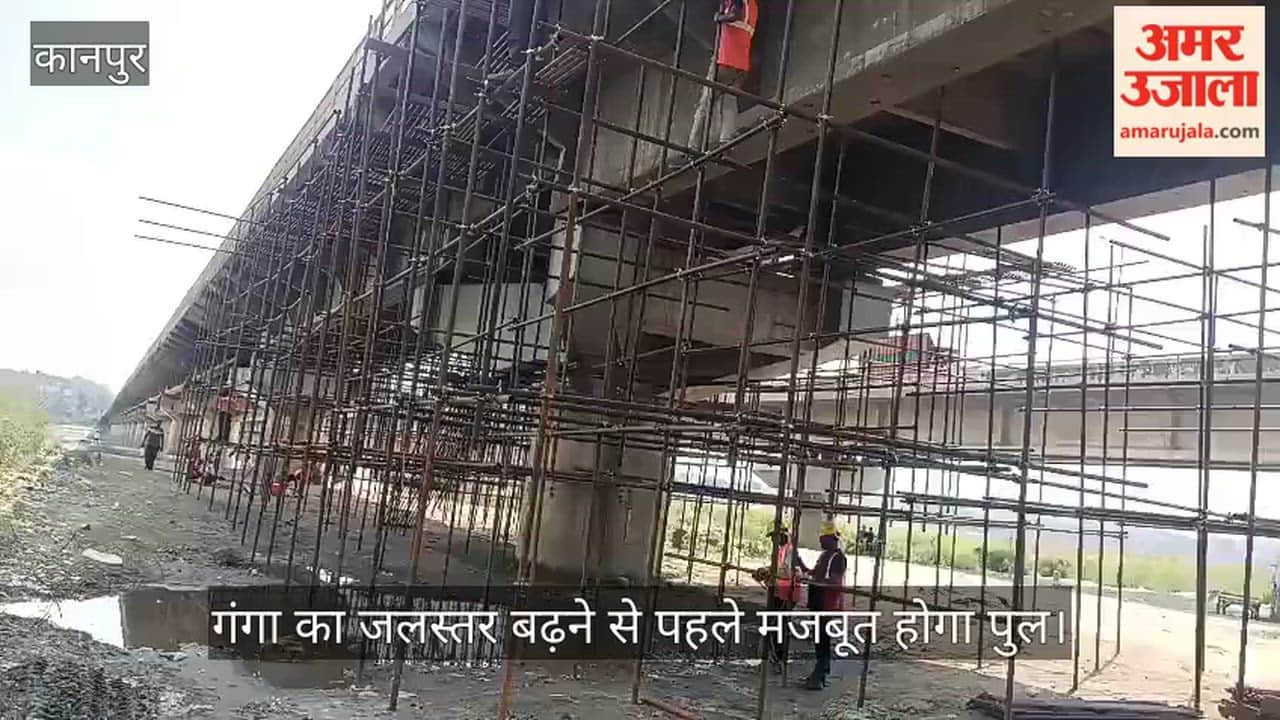 Kanpur Repair work on Jajmau Bridge proceeding on a war footing NHAI increases workforce