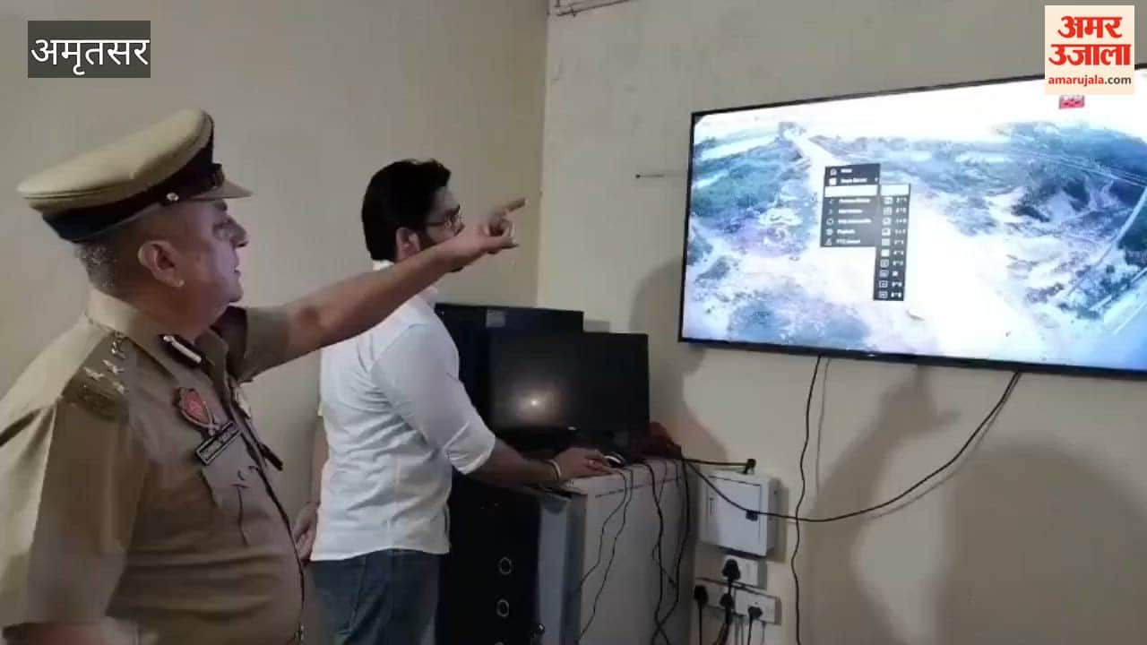 Police launch night operation to curb drone-based drug smuggling in Amritsar's border areas.