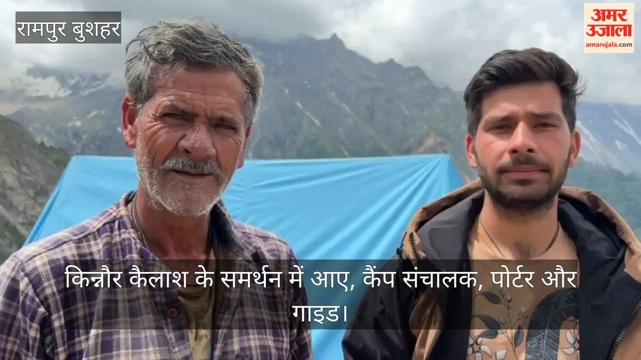 Camp operators, porters, and guides come out in support of Kinnaur Kailash.