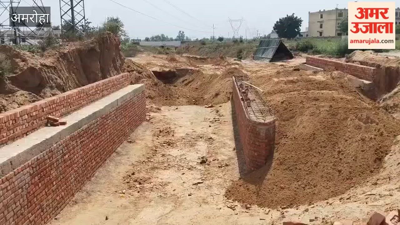 Preparations to release water into the canal, culvert work incomplete