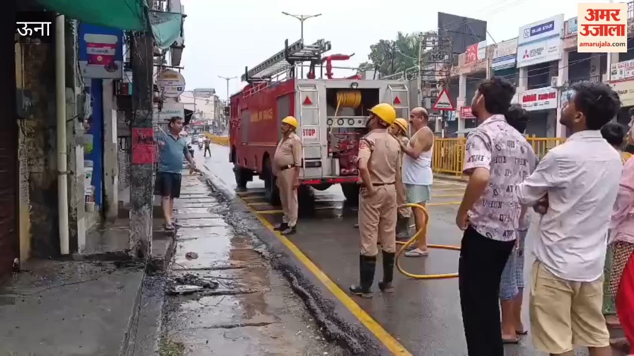 electric pole fire near js plaza hotel una