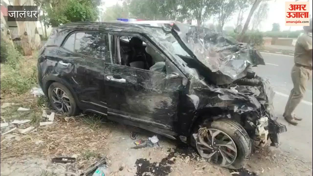 Horrific road accident in Jalandhar: Baleno crosses divider and collides with Creta; 4 dead, 5 injured and hospitalized