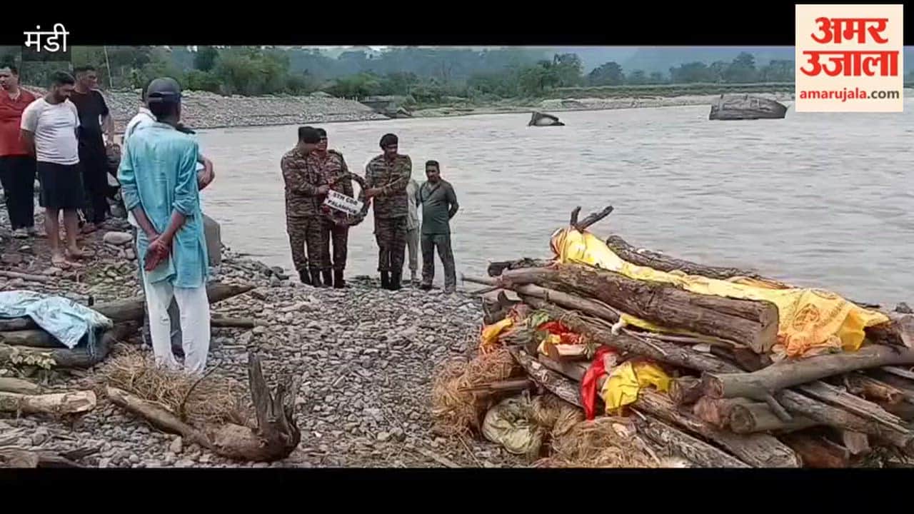 former soldier inder kumars aklani cremated with military honours mandi