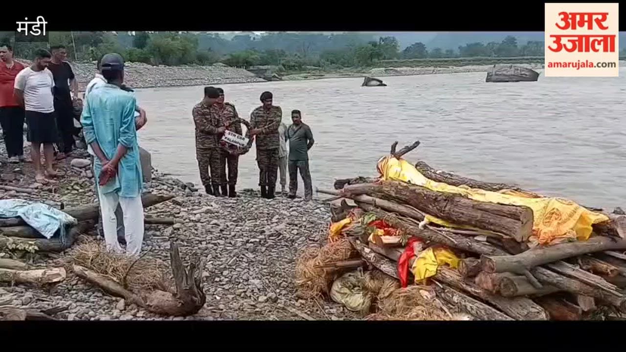 former soldier inder kumars aklani cremated with military honours mandi