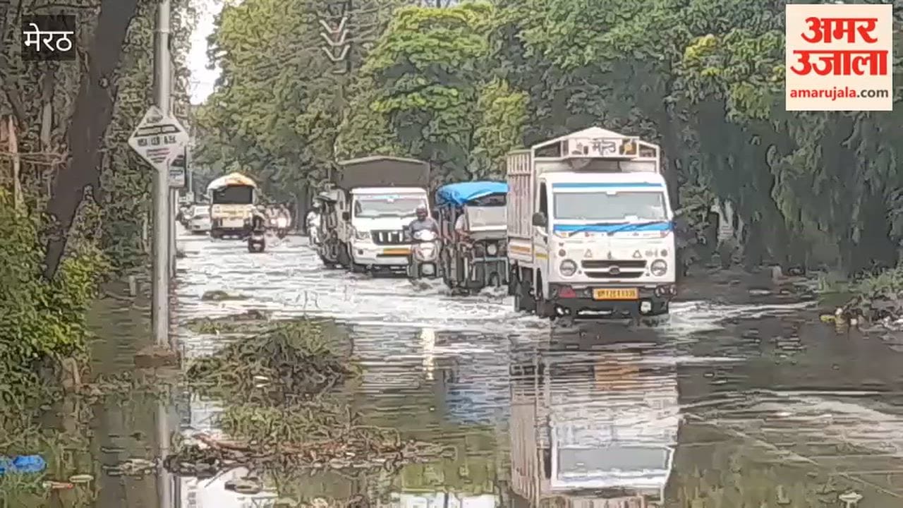 Meerut: Pre-Monsoon Rain Exposes Poor Drainage at Meerut Sports Complex