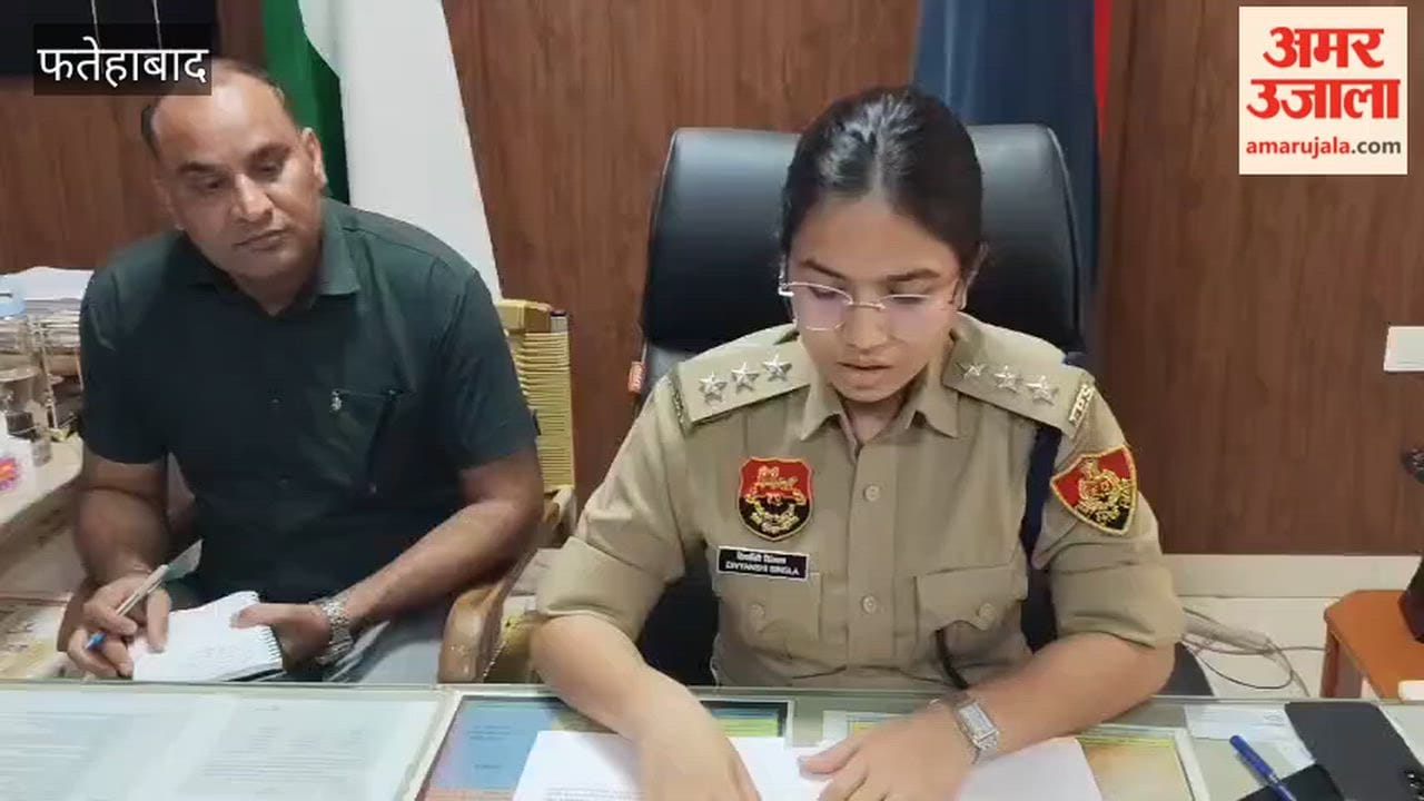 Two accused, including a woman, were arrested in Fatehabad with 13 kg 60 grams of opium brought from Madhya Pradesh in a car displaying a 'Press' sticker.
