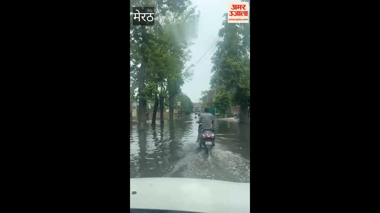 Meerut: Waterlogging on Key Road Disrupts Traffic, Residents Seek Permanent Solution