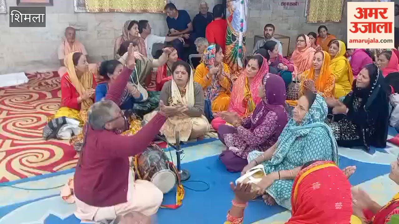 radha krishna mandir bhagwat katha concludes shimla