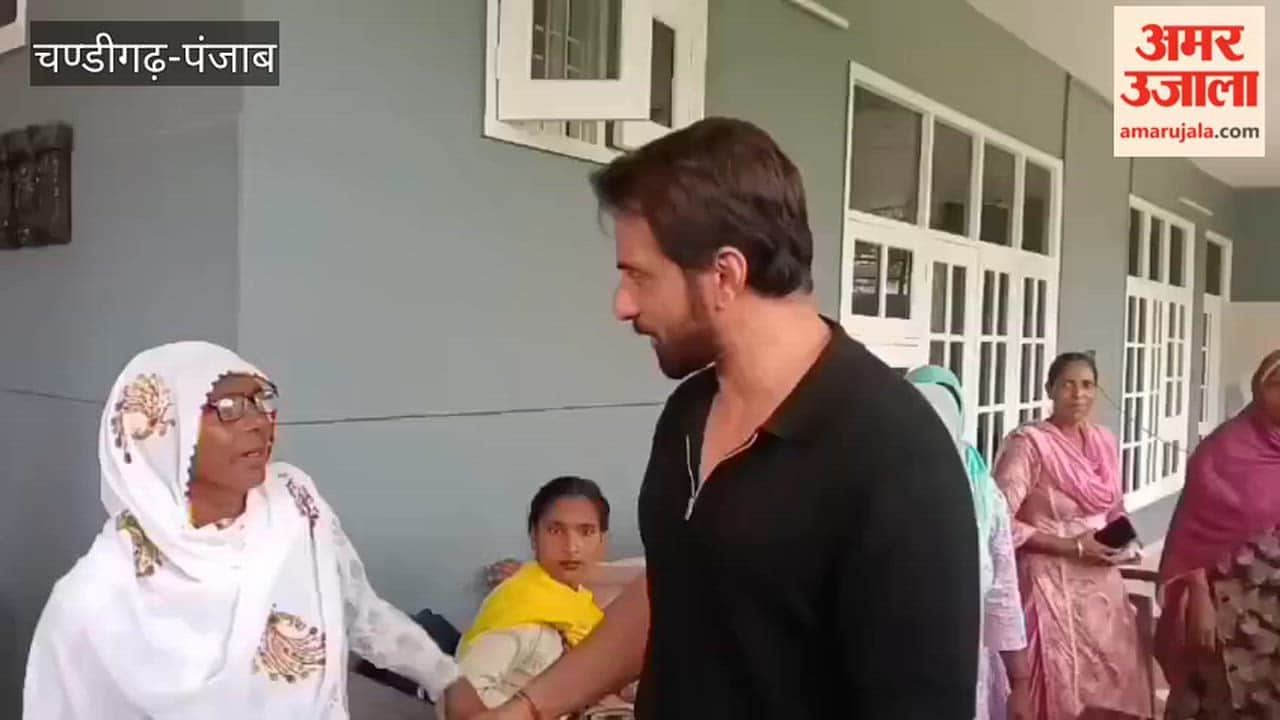Bollywood actor Sonu Sood arrives in Moga; 180 needy families get new homes.