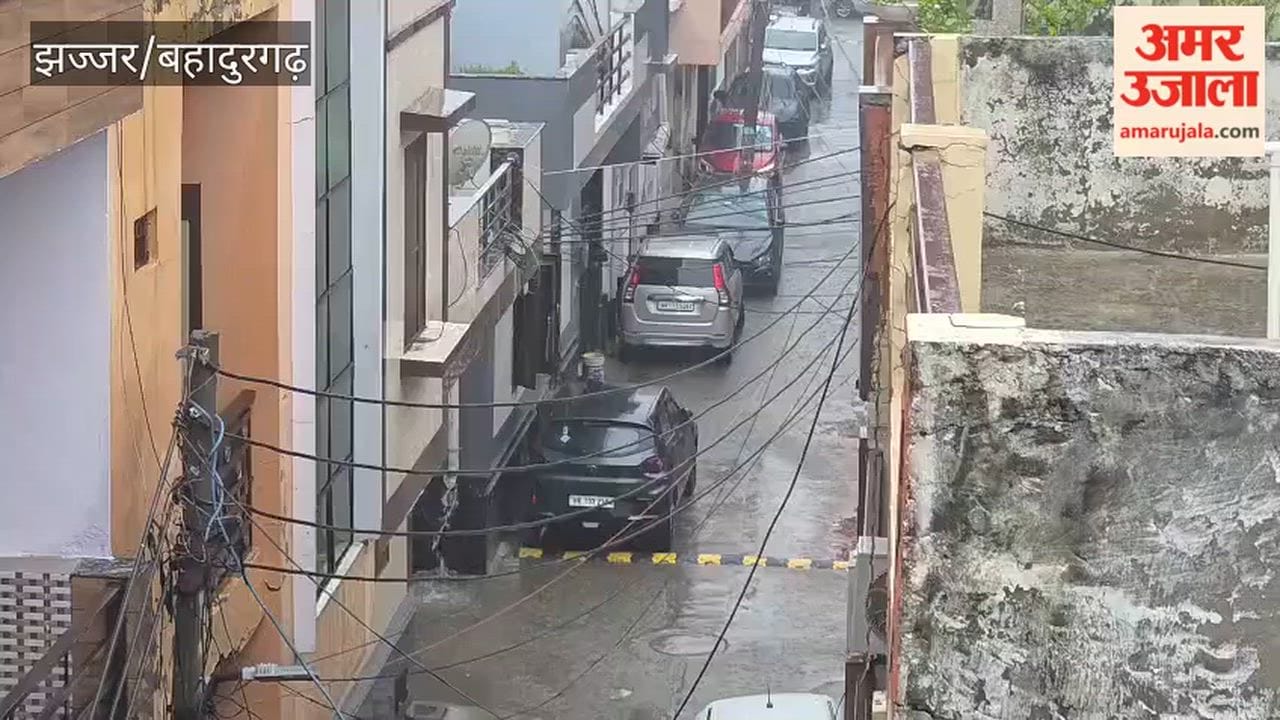 Monsoon arrives in Bahadurgarh.