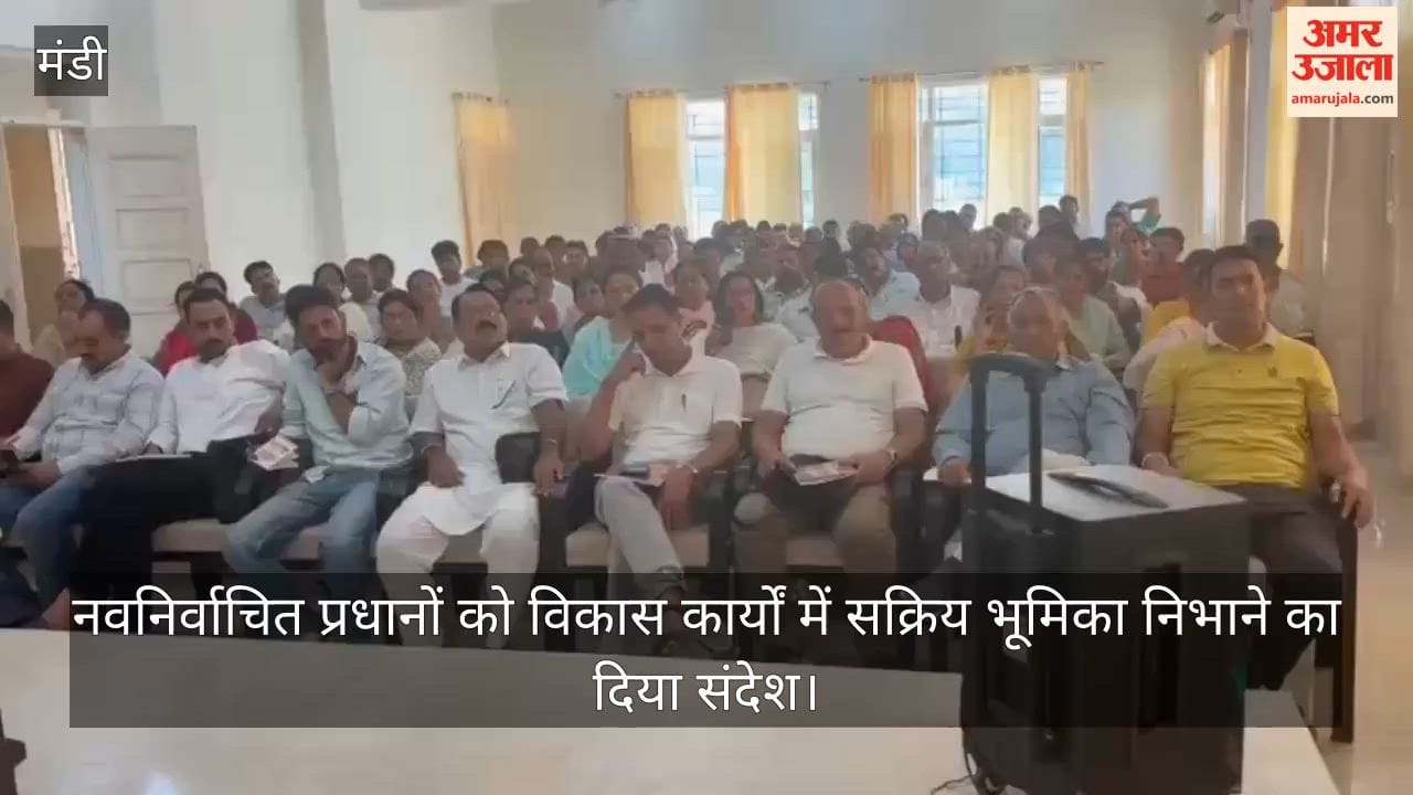 Dharmpur: Newly elected village heads urged to play an active role in development works.